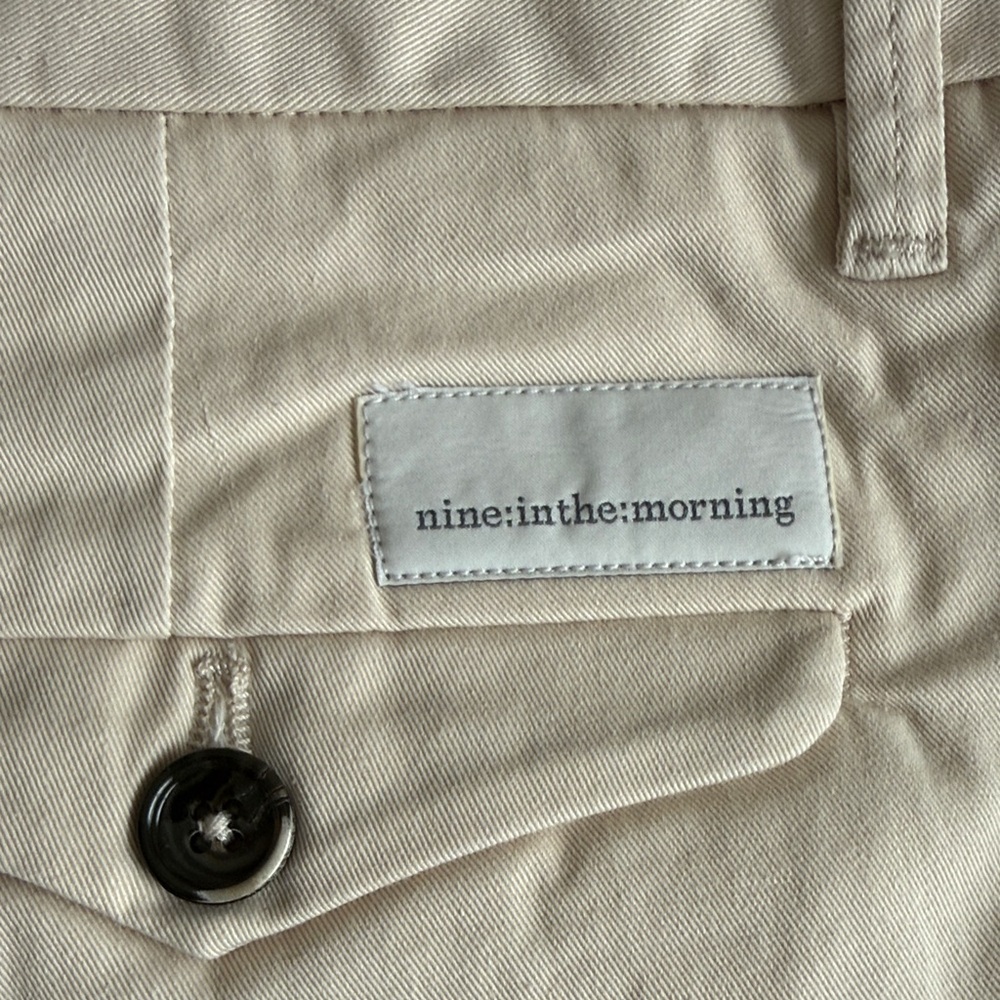 Embroidered Cream Women’s Bermuda Shorts - Picture 3 of 6